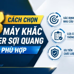 MÁY KHẮC LASER SỢI QUANG: ỨNG DỤNG, ƯU ĐIỂM VÀ CÁCH CHỌN MÁY PHÙ HỢP CHO SẢN XUẤT