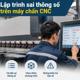 5 LỖI THƯỜNG GẶP KHI VẬN HÀNH MÁY CHẤN CNC VÀ CÁCH KHẮC PHỤC HIỆU QUẢ