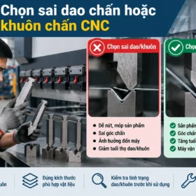 5 LỖI THƯỜNG GẶP KHI VẬN HÀNH MÁY CHẤN CNC VÀ CÁCH KHẮC PHỤC HIỆU QUẢ